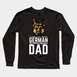 World's Best German Shepherd Dad Long Sleeve T-Shirt